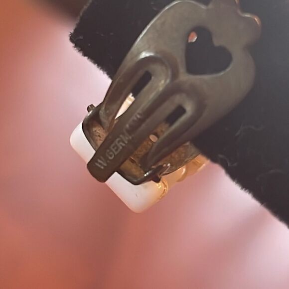 Vintage W. Germany Clip-On Earrings - Picture 5 of 7